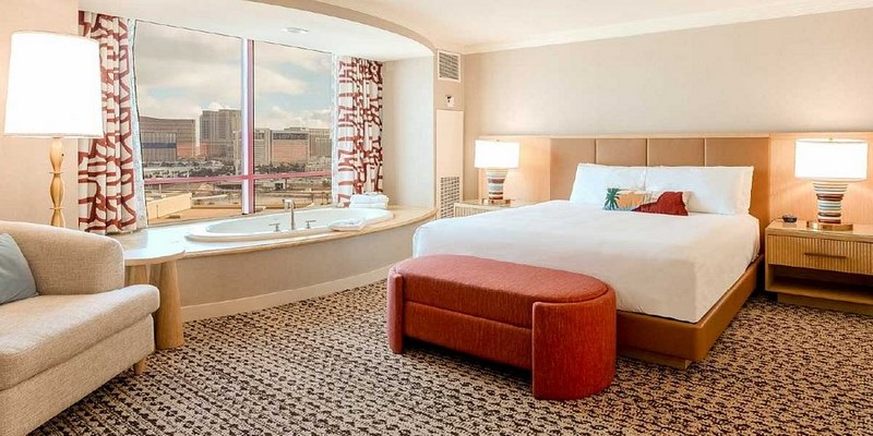 Phòng suite hiện đại tại Rio All Suite Hotel & Casino