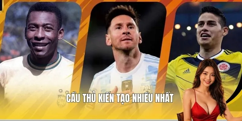 cau thu kien tao nhieu nhat ai dung tren dinh bang vang