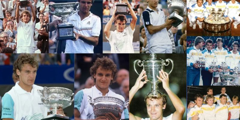 Mats Wilander từng tạo dấu ấn mạnh mẽ trên nhiều mặt sân